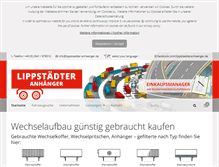 Tablet Screenshot of lippstaedteranhaenger.de